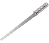 Mandril medidor de tamaño de anillo para fabricación de joyas herramienta de medición de formación de anillos de acero inoxidable (triangular)