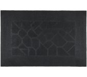 Relaxdays felpudo goma, 40x60 cm, tapete pinchos, interior y exterior, resistente a la intemperie, antideslizante, negro