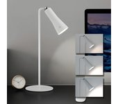 Lámpara de escritorio recargable inalámbrica con 3 modos de colores brillo regulable control táctil que cuida los ojos para estudio en casa