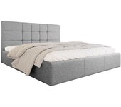 Cama comfidream 125, doble, gris, 140x200, tapiz, somieres, 151x212x105cm