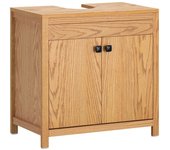 Mueble para debajo del lavabo fregadero armario de baño armario de almacenaje de suelo 2 puertas 60 x 35 x 60 cm bzr98-n sobuy es