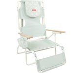 Flamingueo tumbona playa plegable hamaca reclinable reposabrazos 5 posiciones azul