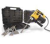 Powx1199 - martillo percutor 1500w - 17 acc.