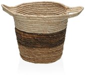 Cesta versa marrón fibra 21 x 26 cm