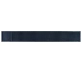 Tapete de drenaje para utensilios, 60 x 8 x 1 cm, tapete para derrames de pvc negro para barra de bar plegable