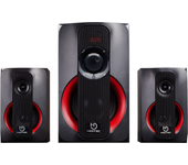 Altavoces con bluetooth hiditec h400/ 80w/ 2.1