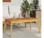 Maison exclusive - mesa de comedor de jardín madera maciza de acacia 100x55x45 cm