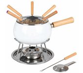Servicio de fondue correo electrónico blanco 12 piezas eva