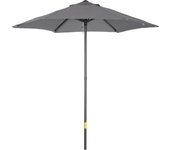 Sombrilla de 200 cm x 200 cm, sombrilla de playa, caseta de jardín, sombrilla de exterior, toldos para terrazas, protección solar, gris oscuro
