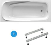 Ravak vanda ii bañera recta con patas 160 x 70 cm acrílico, blanco (cp11000000-set)