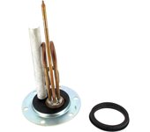 Resistencia 6 agujeros 1650w + junta 099004 para calentador de agua atlantic