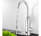 Grifo con calentador de agua instantaneo grifo electrico agua caliente 3000w pantalla led es para usar en algún taller oficina local comercial