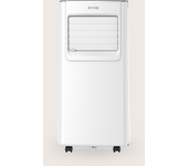 Evvo aire acondicionado portatil 3 in 1 clima p7, 7.000 btu, con mando a distancia, superficie 15m2, clase energética a, blanco