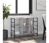Aparador | aparador de comedor | armario de cocina de madera de ingeniería gris sonoma 102x32x73,5 cm cfw51242