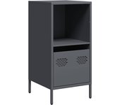 Aparador | aparador de comedor | armario de cocina de acero laminado en frío antracita 35x39x73 | 5 cm cfw21821