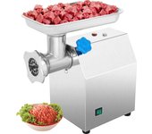 Vevor picadora de carne eléctrica 850w picadora de carne 190 r/min acero inoxidable salchichera comercial cocina hogar salchichera