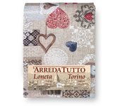 Funda de decoración funda gran scarf colcha de sofá funda de sofá tirolesa shabby red 1 cuadrado