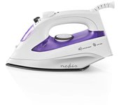 Plancha de vapor nedis - 2000 w - golpe de vapor - cerámica - 0,3 l