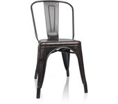 Silla vantaggio comfort outdoor negro / dorado hjh office