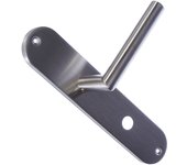 Alpertec, 28015540, acciaio conte - ls set di ristrutturazione per porte bagno wc maniglia della porta set maniglie armatura