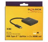 Adaptador usb c a hdmi delock 87719 10 cm