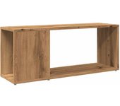 Mueble tv | mueble de salón | mesa de tv madera de ingeniería roble artisan 80x24x32 cm cfw905186