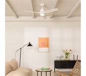 Windstylance dc - función verano/invierno - ventilador de techo 40w silencioso ø132 cm con luz sin wifi