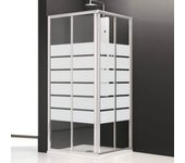 Mampara ducha aurum profiltek - transparente - plata brillo - 97 - 100 x 67 - 70 cm