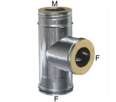 Codo t acero inoxidable 10/15 dp maral