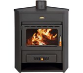 Estufa de esquina prity 12 kw de leña prity