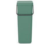 Cubo reciclaje brabantia sort & go color verde 40 l