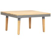 Mesa de centro de jardín madera maciza de acacia 60x60x31,5 cm