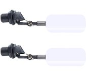 Válvula de flotador de 2 piezas, con brazo ajustable para llenado automático de bebederos.