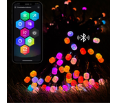 Guirnalda rgb led, 10 m, 100 mini led multicolor smart, ip65, 230v