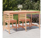 Vidaxl mesa de jardín madera maciza de abeto douglas 203,5x90x110 cm