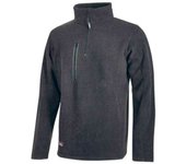 U-power ey143gm-2xl - chaqueta de paño grueso y suave con media cremallera gama enjoy modelo bering grey meteorite talla 2xl