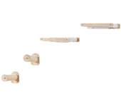 Vevor soporte de pared para gatos, juego de 4, plataforma, poste, marco escalada flotante de 40 libras, forro polar coral extraíble y lavable escalar