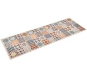 Alfombra de cocina | tapete para la cocina lavable mosaico de colores 45x150 cm cfw65151