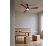 Wind modern - ventilador de techo 40w ø132 cm silencioso con luz led , wifi y mando a distancia