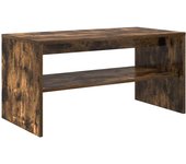 Mueble de tv madera de ingeniería roble ahumado 80x40x40 cm