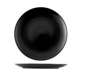 H&h set 6 piatti in stoneware denver nero frutta 20