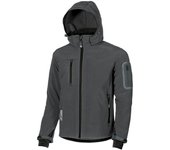 U-power dw024gm-4xl - chaqueta soft shell con capucha gama dont worry modelo metropolis grey meteorite talla 4xl
