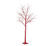Árbol de navidad de madera roja h160 x ø50 cm
