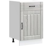 Mueble bajo de cocina | armario de cocina lucca madera contrachapada gris sonoma cfw169065