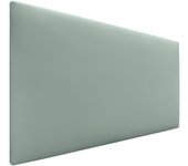 Dhome cabecero de polipiel liso cabeceros cabezal tapizado cama (polipiel verde agua, 110cm (camas 80/90/105))