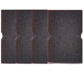 Filtro de pelusa de secadora compatible con beko, elektra, grundig 4 pack