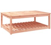 Mesa de jardín madera maciza abeto de douglas 121x82,5x45 cm