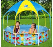 Piscina infantil elevada de acero pro uv careful 244x51 cm