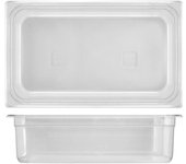 Recipiente de policarbonato transparente para congelador h&h cm 53x32x15 altura