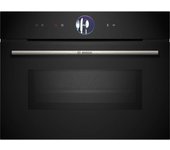 Horno microondas bosch cmg7761b1 45cm cristal negro